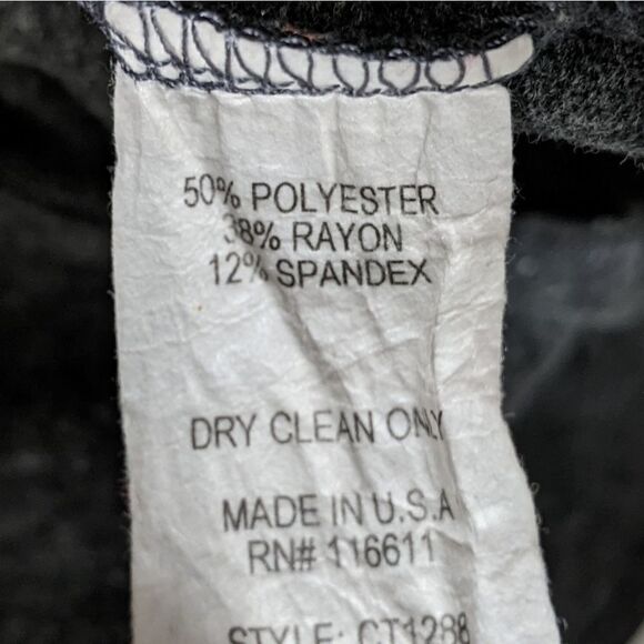 Anthropologie AMADI Gray Speckled Crossover Drape Front Top S - Picture 7 of 8